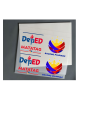 diy logo transfer 2pcs deped matatag-bagong pilipinas dtf. 