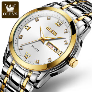 2022 Luminous Men For Watch Quartz Watch  Fashion Business Waterproof Calendar Display  100% OLEVS Authentic Swiss Watches