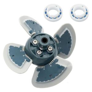 Con Lăn Đôi Hồ bơi sạch hơn lắp ráp động cơ thay thế Kết cấu nhựa thích hợp cho MX6 mx8 Mô hình cao su thành phần