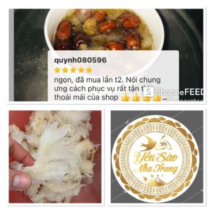 [100% NGUYÊN CHẤT] 20GR CHÂN TỔ YẾN CAM HỒNG_ DÙNG THỬ