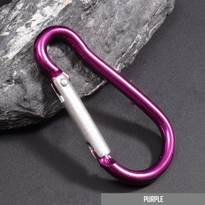 Carabiner Gantungan Kunci Aluminium isi 10PCS Alloy shape Karabiner Gantungan Kunci