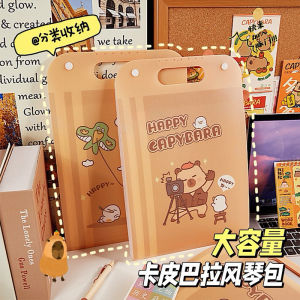 Túi Đựng Tài Liệu Loại Đứng CAPYBARA 8 Ngăn Đựng Giấy A4 Xinh Xắn