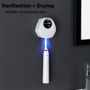 2025 New Single Electric Toothbrush Disinfector Sterilization and Drying Electric Toothbrush Rack UV Disinfection Rack
