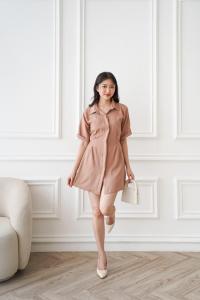 Toply shop COD + GRATIS ONGKIR Dres Korset wanita / Dres elegant / mini Dres korean style / Dres jisoo / Dres korea / Dres wanita rajut korea style / Dres rajut collar mini bodycon / Dres rajut lengan kombinasi / Dres wanita rajut