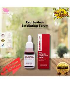 RED SAVIOUR EXFOLIATING SERUM CLEO – Serum Peeling untuk Menghilangkan Komedo Flek Hitam dan Mencerahkan Wajah