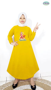 Gamis Anak Murah DTF Bismillah Cute Baju Muslim 1-14 tahun CKids