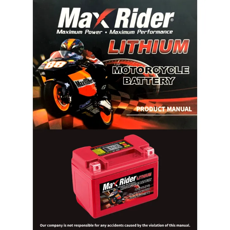 Maxrider Lithium LFP7S (DS) Motorcycle Battery (13V-6Ah) Lazada PH