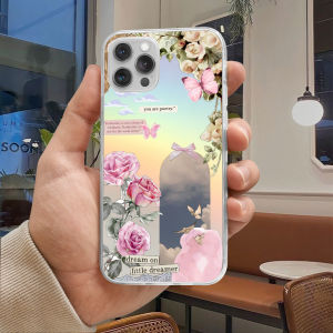 Case Hologram REALME 10 C15 C33 Motif ( 3D FLW ) Softcase Hologram Bening Tebal - Clear Case 2MM - Sofkes Hp - Kesing Lucu - Casing Viral