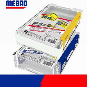 Fishing Tackle Box Portable Storage Trays Lure Organizers Storage Box Baits Separator Organizers with Removable Divider