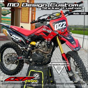 0101 Sticker Decal CRF 150 L Full Body Bebas Request Qwality Premium Terbaru Bisa COD - Sticker Variasi CRF New Terbaru