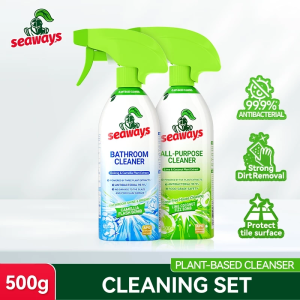 Seaways Bathroom and Multi-purpose Cleaner 500ml Twin Pack with Antibacterial Action