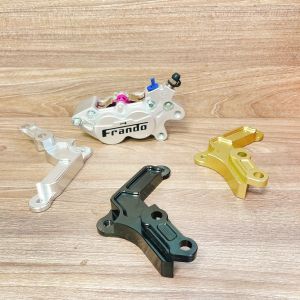 Heo Dầu Frando 4 Pis Màu Bạc + Pad CNC Vario/Click/Vision đĩa 260/267mm