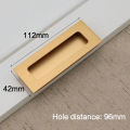 Handle Laci Gagang Tanam Pintu/Handel Pintu Lemari & Laci/Handle Lemari ​Kotak Recessed Tersembunyi Minimalis. 
