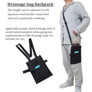 1000ML Drainage Bag Care Package Containing Urine Storage Bag Catheter Bag Bile Drainage Bag Ostomy Catheter Holder