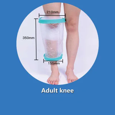 Reusable Adult Leg Shower Waterproof Bandage and Cast Cover Full Leg and Hand and arm Protection to Broken Leg Knee Foot Ankle Wound Burns
