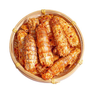 อาหารทะเลสำเร็จรูปรสปูเผ็ด ปูตัวเล็ก อาหารทะเลรสเผ็ดของคนดังในอินเทอร์เน็ต บรรจุถุง ของว่างง่ายๆ ปูแห้งกรอบหวาน香辣海蟹即食海味零食