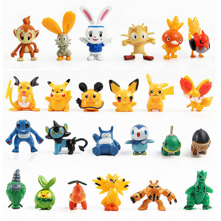 Pokemon mini hot sale figures set