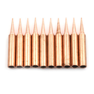 LEI 10Pcs Lot 900M-T-I Soldering Tips Pure Copper Low Temperature Soldering Iron