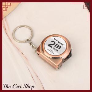 [The Cici Shop] Mini Small Portable Tape Measure Portable Key Chain 2 M Ruler Household Steel Tape Measure