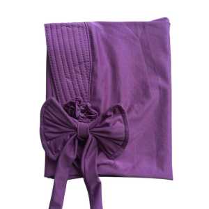 Jilbab anak Instan Bergo Ricis Anak Pita Lacer Pet Jersey 3-7th