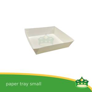 [25 pcs] paper trays small medium large extra large laminated white or silver to serve as food holder for nachos fries dimsum meriendas breads takoyaki fishball squidball