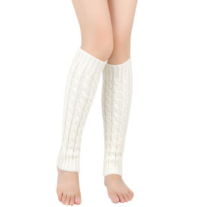 Vớ Len Ống Chân Hàn Quốc Dưới Gối Gân Xoắn Thời Trang RQN2446 - REQUANE