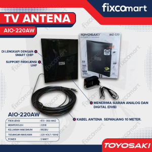 ANTENA TV OUTDOOR DIGITAL TOYOSAKI AIO-220 AIO 220 / ANTENNA DIGITAL DVB T2