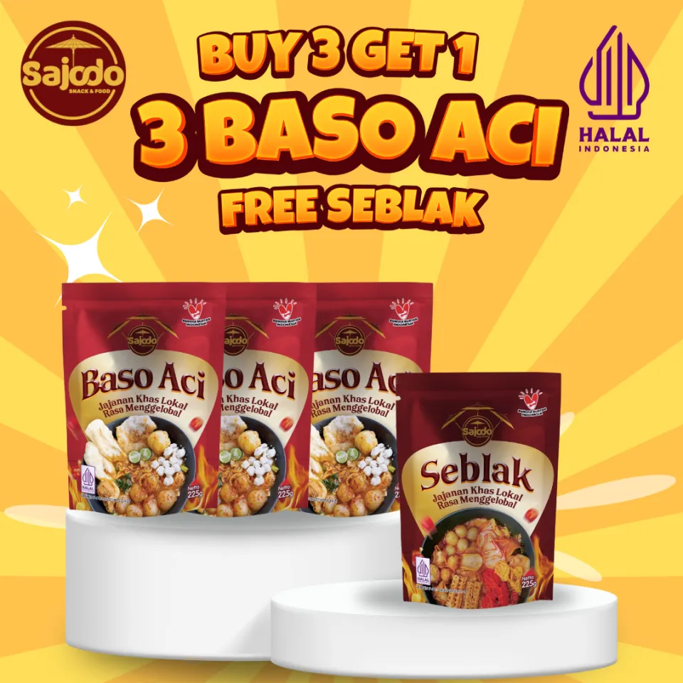 ビッグセール‼️Baso ACiとseblak 12点セット Jual [Paket Reseller 12 Pcs] Semangkok Boci - Mix Baso Aci Instan