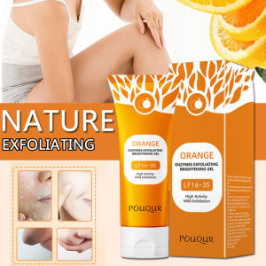 Orange Exfoliating Gel Cream Moisturizer Face Body Scrub Gel Deep Cleansing Moisturizing Facial Exfoliator Peeling Face Scrub2026