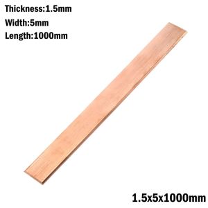 FLYING Length 1000mm Copper Flat Bar Thickness 1-3mm High Purity Copper Bar Stock Coppers Flat Bar Electroplating