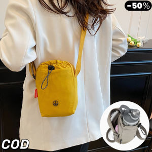 YOOXI กระเป๋าไหล่ผู้หญิงใหม่กระเป๋าข้ามมัลติฟังก์ชั่นกระเป๋าโทรศัพท์มือถือ กระเป๋าไหล่สบายๆ กระเป๋าขวดน้ำ กระเป๋ากีฬ