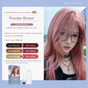 Salun Hair Color Cream Pewarna Rambut No Bleaching Required Pink Brown Warna Tahan Lama Di Rumah Penghantaran Halal