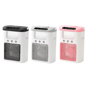 Portable Air Conditioner Air Cooling Fan Conditioning With LED Light Mini Conditioner With 3 Speed For Bedroom