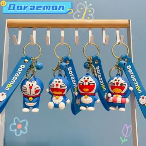 Anime Doraemon Cute Doll Pendant Figures Tinker Bell Cat Robot Cat Kawaii Fashion Keychain Bag Keyring Pendant Birthday Gifts