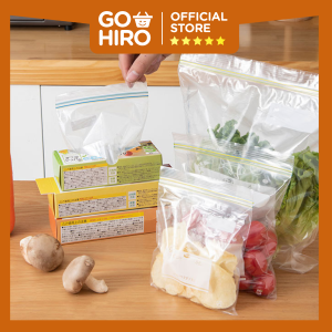 Plastik Penyimpanan Makanan Sayuran Ziplock kulkas/ Klip Kulkas Double Seal Reusable Food Grade