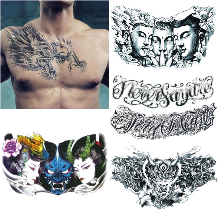 Buy Temporary Tattoos Bohemia Tattoo Sticker for Women Back Large Body Chest  Shoulder Art Makeup Fake Tattoo Waterproof Removable Online at Low Prices  in India - Amazon.in