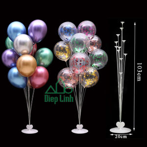 [🔥GIÁ SOCK🔥]Trụ Nhựa Gắn Bong Bóng Giả Bay Trang Trí Sinh Nhật Sự Kiện Phụ Kiện Trang Trí Bàn Tiệc Trang Trí Bóng Bay Trang Trí Sinh Nhật Tiệc