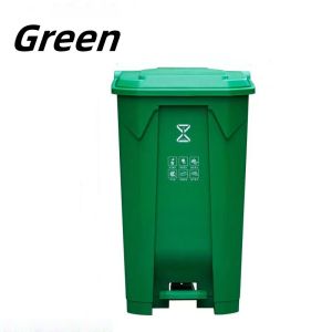 Smiling 20L/30L/50L/80/ rectangular plastic trash can with lid commercial trash can with pedal