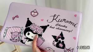 Sanrio หมอนยางพาราธรรมชาติสำหรับเด็กผ้าฝ้ายแท้ปลอกหมอนการ์ตูนแกนหมอนกลุ่มธุรกิจขนาดเล็กสด