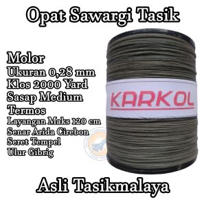 Gelasan Turnamen Karkol Opat Sawargi Tasik 028 mm 2000 yard Sasap Kasar Halus