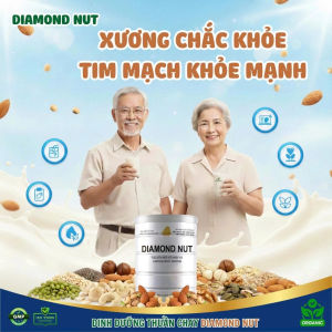 [freship] Sữa hạt Diamond Nut Hộp 800g - 9 loại hạt cao cấp không chất bảo quản không đường tốt cho sức khỏe