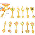 Anime Fairy Tail Keychain Lucy Zodiac Star Spirit Magician Summons Key Ring Twelve Constellation Key Chains Cosplay Gifts. 