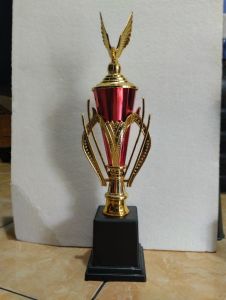 Piala Lomba Juara 1 2 3 4 (garuda body merah raser) "costum" (bisa satuan juga) & free sticker