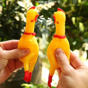 Đồ chơi gà la hét cho Chó Mèo đùi gà có kèn kêu - Love pets Shop