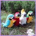 Plush Toy Comfortable Parrot Pattern PP Cotton Kids Plush Toy Ornaments for Home Creative Parrot Toy. 