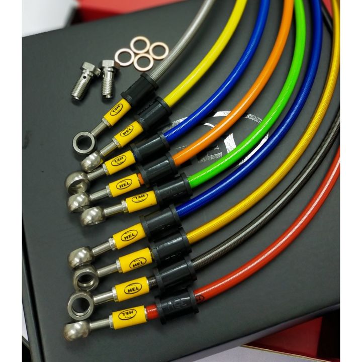 100 Original Genuine Hel Racing Brake Hose Hel Performance Y15ZR Y16ZR