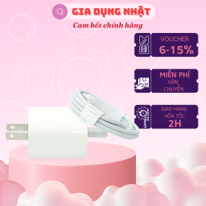 (Củ sạc+ Cáp sạc) Bộ Sạc Nhanh 20W Không Nóng Máy Dùng Cho 8/X/11/12/13/14 An Toàn Ổn Định