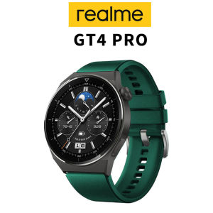 Realme New GPS Smart Watch Men Watches GT4 Pro 360*360 HD Screen Heart rate Bluetooth Call NFC IP68Waterproof Blood Sugar Smartwatch