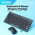 Acome Keyboard & Mouse Wireless Portable Garansi Resmi 1 Tahun AKM2000. 