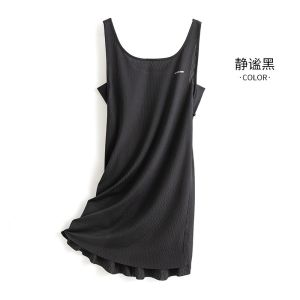 Violet Baju Tidur Tanpa Lengan Kasual Wanita Sling Piyama Sederhana  1228